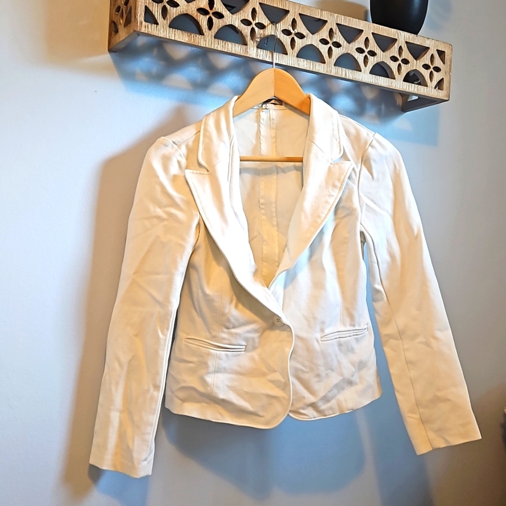 Papaya Fitted Blazer